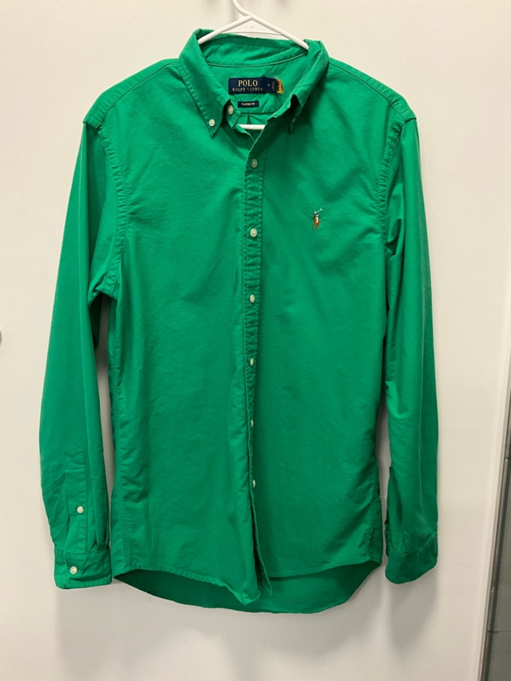 Polo Ralph Lauren Classic Fit Button Down Shirt — Size M — Green